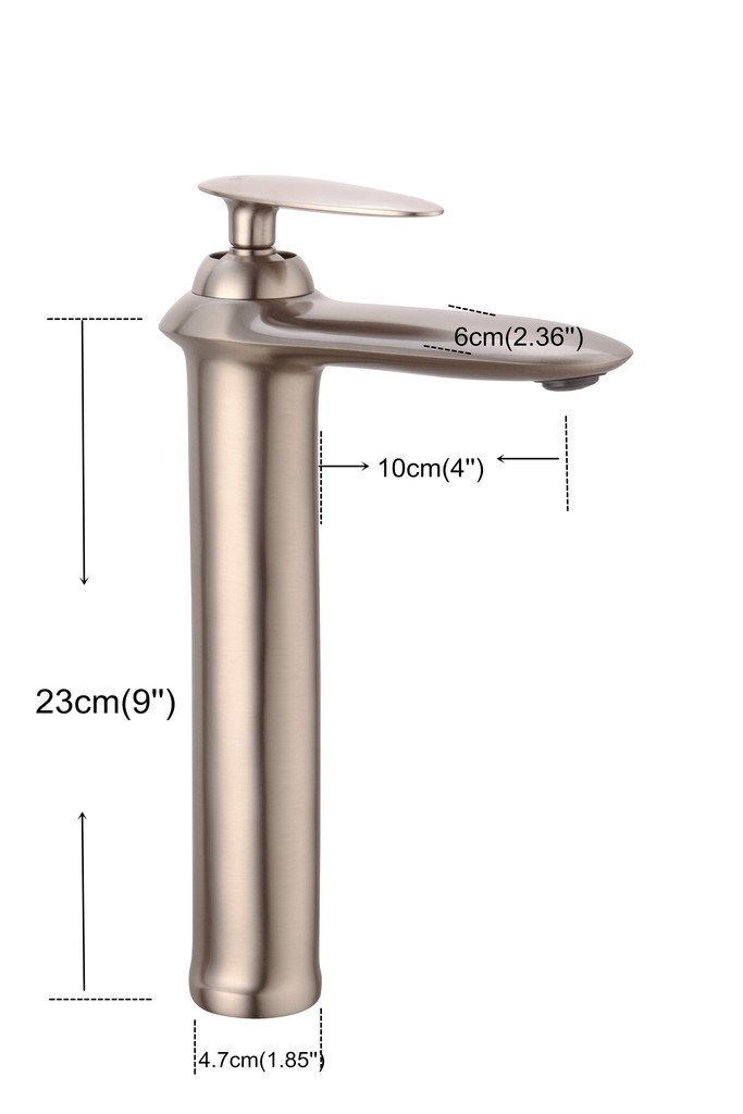 Rhone Brushed Nickel Bathroom Sink Faucet